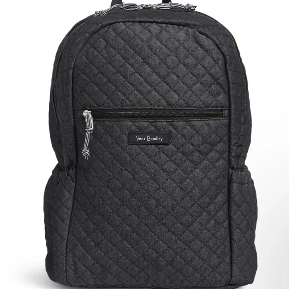 VERA BRADLEY (NEW IN PACKAGE) DENIM NAVY BACKPACK NWT - Picture 1 of 8